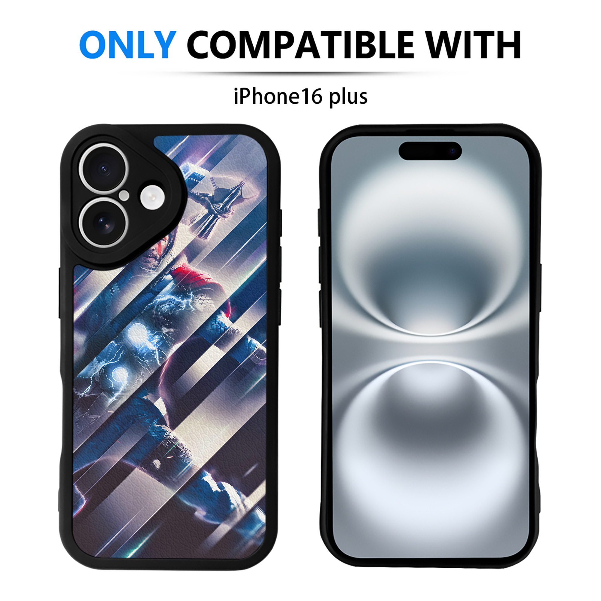 （画像用） アベンジャーズ The Avengers 【iPhone 16シリーズ対応】シリコンスマホケース（レザー調） 材質：シリコン